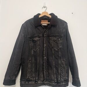 Levi's x Justin Timberland Canvas Sherpa lined Denim Jacket